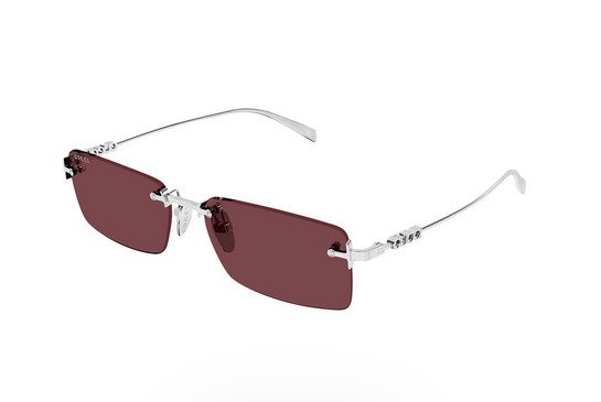 Occhiali da sole Gucci Uomo GG1941S003-SILVER-SILVER-RED56 - GG1941S003-SILVER-SILVER-RED56